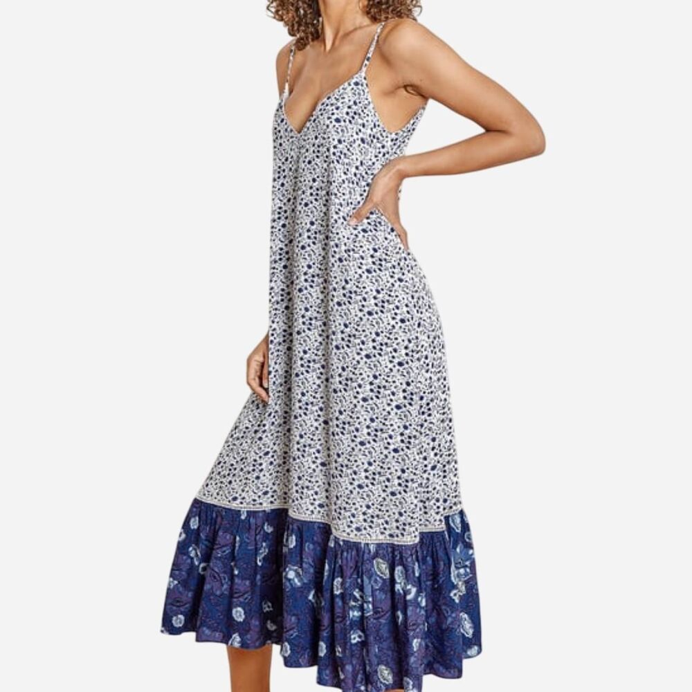 Lulus Women's Navy and Blue Dress